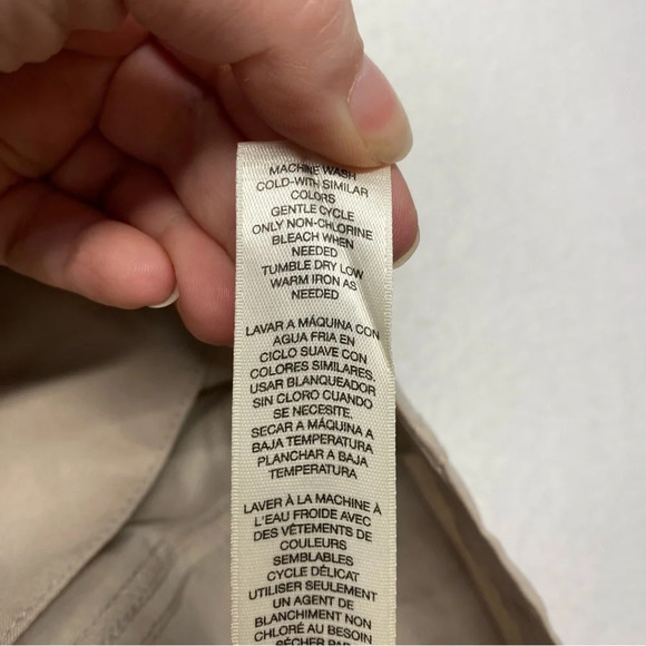 NWT Zenergy Chicos Woven Collection Mesh Detail Zip Jacket Tibet Taupe 1 / S - Picture 6 of 7